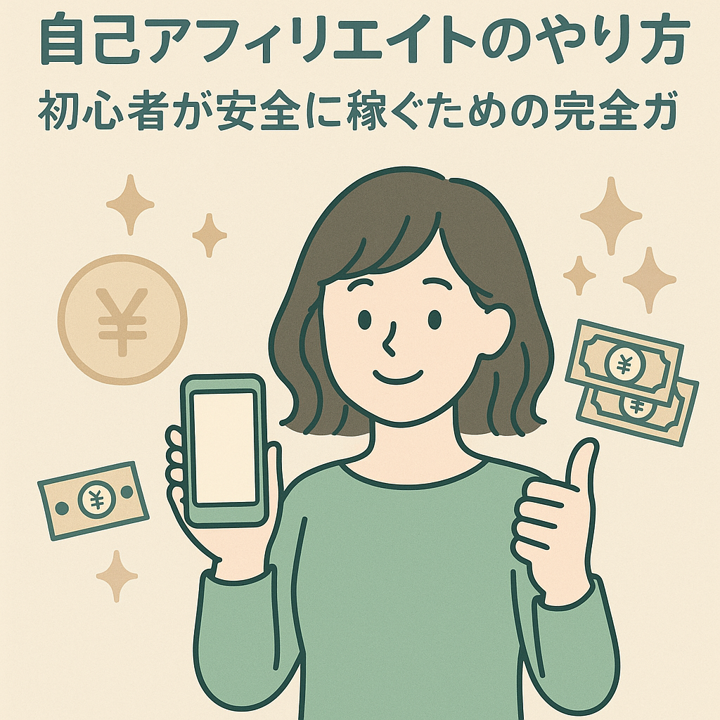 自己アフィリエイトのやり方:初心者が安全に稼ぐための完全ガイド