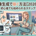 AI画像生成で稼ぐ方法【2026年版】初心者でも始められる副業5パターン