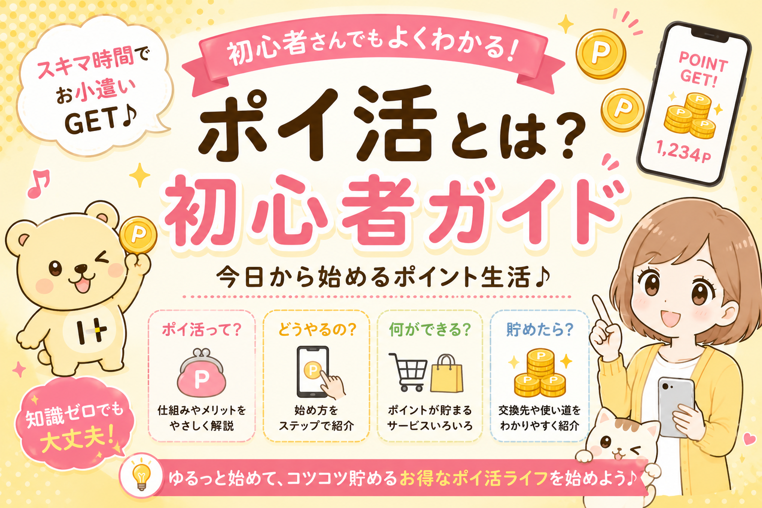 ポイ活の始め方【初心者が最初にやること3ステップと失敗しないコツ】