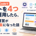 Claude Codeでサイトを4つ自動運用したら、サイト運営がかなり楽になった話【新規ドメインで1ヶ月未満に2件成約】